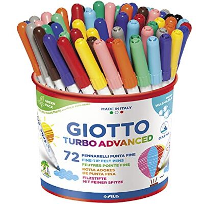 GIOTTO 520303 Turbo Advanced, Stylus super-resistenti Langzeit-, Vorratsglas 72 teilig GIOTTO 520303 Turbo Advanced, Stylus super-resistenti Langzeit-, Vorratsglas 72 teilig