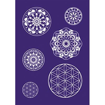 Rayher 45092000 Mandala šablona, A4, vč. stěrky Rayher 45092000 Mandala šablona, A4, vč. stěrky