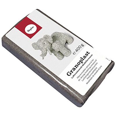 Rayher 3449400 na vzduchu schnoucí modelovací hmota granoplast, sáček 400 g, připravený k použití, pro stavební techniku, pro zobrazení kamenných resp. žulových předmětů, velký podíl žulového písku Rayher 3449400 na vzduchu schnoucí modelovací hmota granoplast, sáček 400 g, připravený k použití, pro stavební techniku, pro zobrazení kamenných resp. žulových předmětů, velký podíl žulového písku
