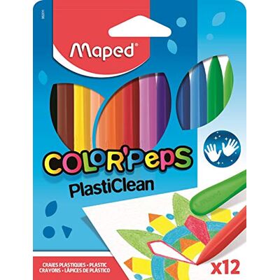 Maped M862011 Malířské tužky Color Peps Plasticlean, balení 12 ks Maped M862011 Malířské tužky Color Peps Plasticlean, balení 12 ks