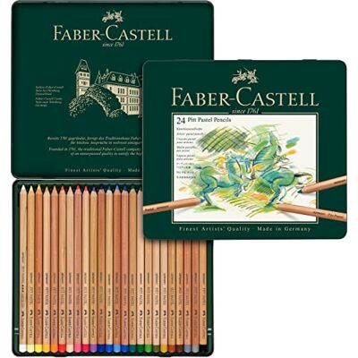 Faber-Castell Sada pastelových pastelů, 24 barev Faber-Castell Sada pastelových pastelů, 24 barev