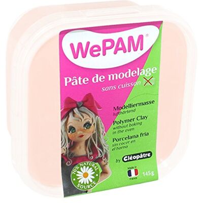Cléopâtre WePAM PFW474-145 na vzduchu tvrdnoucí modelovací hmota, 145 g, barva na maso Cléopâtre WePAM PFW474-145 na vzduchu tvrdnoucí modelovací hmota, 145 g, barva na maso