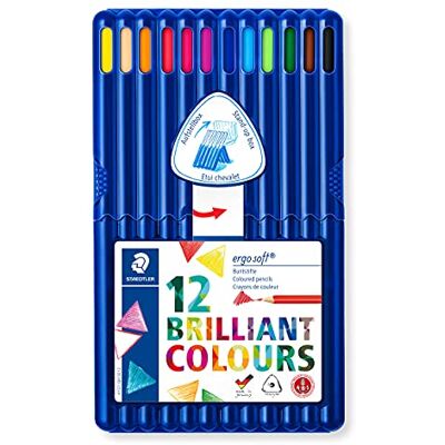 Staedtler ergosoft 157 pastelek – balení 12 ks, trojhranné Staedtler ergosoft 157 pastelek – balení 12 ks, trojhranné