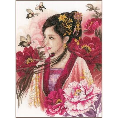 Lanarte Kreuzstich Stickpackungen Gezählter Kreuzstichbilder Set ASIATISCHE FRAU IN PINK Wanddekoration Handarbeit Set für Erwachsene 30 x 41 cm DIY Deko Bastelset Handwerker Kreative Geschenkset Lanarte Kreuzstich Stickpackungen Gezählter Kreuzstichbilder Set ASIATISCHE FRAU IN PINK Wanddekoration Handarbeit Set für Erwachsene 30 x 41 cm DIY Deko Bastelset Handwerker Kreative Geschenkset