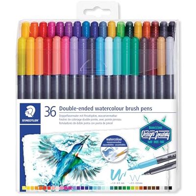 Staedtler Akvarel 3001 s dvojitými vlákny – 36dílné pouzdro Staedtler Akvarel 3001 s dvojitými vlákny – 36dílné pouzdro
