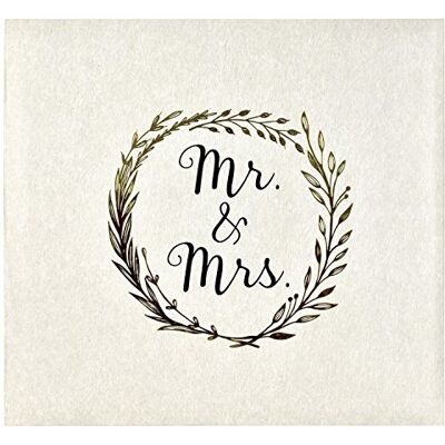 MCS Fotoalbum "Mrs.", 13,5 x 12,5 cm, elfenbeinfarben MCS Fotoalbum "Mrs.", 13,5 x 12,5 cm, elfenbeinfarben