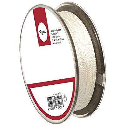 Rayher Přírodní řadové hedvábí, bílé, 100% polyamid, 0,33 mm ø, cívka 25 m, řadicí příze pro perly, příze pro perly, extrémně odolná proti roztržení, stabilní, netřepí, 8902202 Rayher Přírodní řadové hedvábí, bílé, 100% polyamid, 0,33 mm ø, cívka 25 m, řadicí příze pro perly, příze pro perly, extrémně odolná proti roztržení, stabilní, netřepí, 8902202
