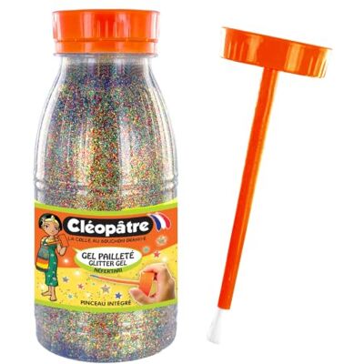Cléopâtre Pailletten Glitter-Gel, Mehrfarbig, 250 ml, GP250-MC Cléopâtre Pailletten Glitter-Gel, Mehrfarbig, 250 ml, GP250-MC