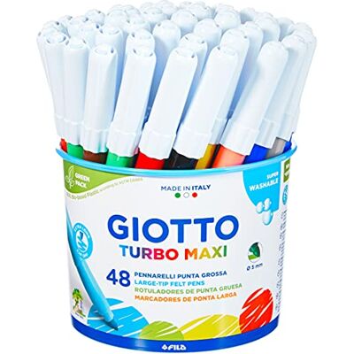 GIOTTO LYRA 5214 00 Turbo Maxi velké balení se 48 fixy GIOTTO LYRA 5214 00 Turbo Maxi velké balení se 48 fixy