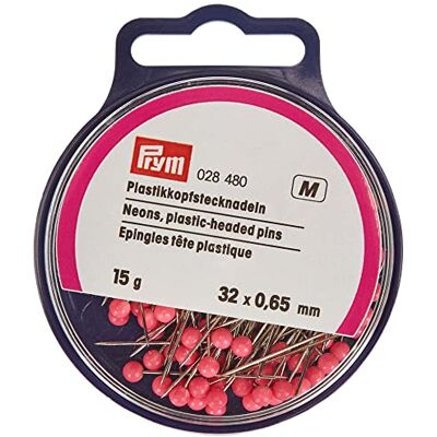 Prym 028480 Plastové špendlíky, 0,65 x 32 mm, neonové Prym 028480 Plastové špendlíky, 0,65 x 32 mm, neonové