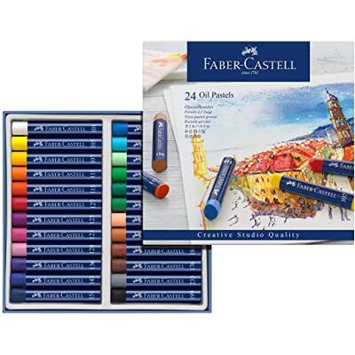 Faber-Castell 127024 permanentní olejová pastelová křída STUDIO QUALITY, pouzdro 24 ks Faber-Castell 127024 permanentní olejová pastelová křída STUDIO QUALITY, pouzdro 24 ks