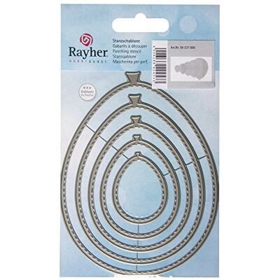Rayher Hobby 59237000 Stanzschablonen-Set, Nesting Balloons, 5 Stück, 9,5 x 12 cm Rayher Hobby 59237000 Stanzschablonen-Set, Nesting Balloons, 5 Stück, 9,5 x 12 cm