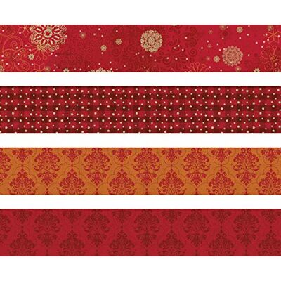 HEYDA 204875523 Sada skládacích proužků pro žákové hvězdy 1 x 30 cm a 1,5 x 45 cm, 4 motivy tříděné ve dvou různých velikostech HEYDA 204875523 Sada skládacích proužků pro žákové hvězdy 1 x 30 cm a 1,5 x 45 cm, 4 motivy tříděné ve dvou různých velikostech