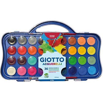 GIOTTO Aquarellstifte, 36 Stück + 1 Pinsel, 30 mm, 36 GIOTTO Aquarellstifte, 36 Stück + 1 Pinsel, 30 mm, 36