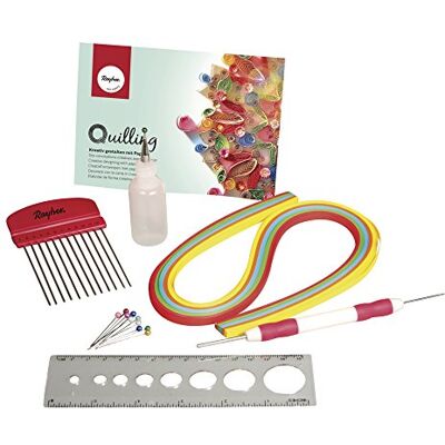 Rayher 67037000 Quilling Starter Set, PVC-Box 1Set Rayher 67037000 Quilling Starter Set, PVC-Box 1Set