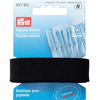 Prym 957651 Pyžam-Elastic 20 mm černá Prym 957651 Pyžam-Elastic 20 mm černá