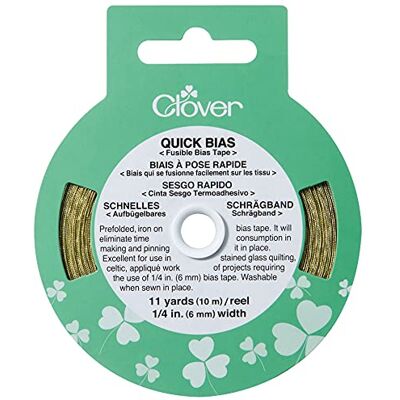 Clover CL700GLD Schnelles Schraegband,6 mm x 10 m, gold Clover CL700GLD Schnelles Schraegband,6 mm x 10 m, gold