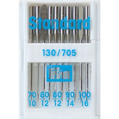 Prym 152297 Jehly pro šicí stroje 130/705 Standard, 70-100, stříbrné, č. 80 Prym 152297 Jehly pro šicí stroje 130/705 Standard, 70-100, stříbrné, č. 80