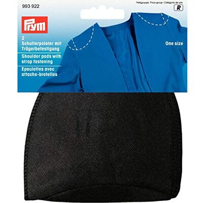 Prym Raglan Shoulder Pads, Charmeuse, Black, 15 x 12,5 x 4,5 cm Prym Raglan Shoulder Pads, Charmeuse, Black, 15 x 12,5 x 4,5 cm