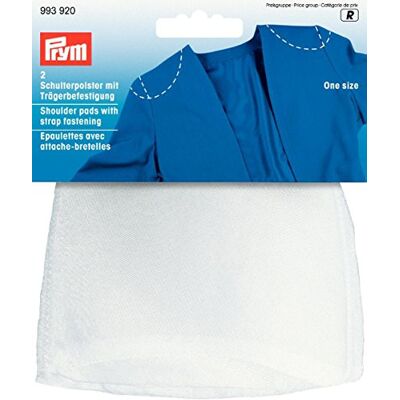 Prym 993920-1 polstrování ramen, bílý, jedna velikost 115 x 125 x 10 mm, 2 kusy Prym 993920-1 polstrování ramen, bílý, jedna velikost 115 x 125 x 10 mm, 2 kusy