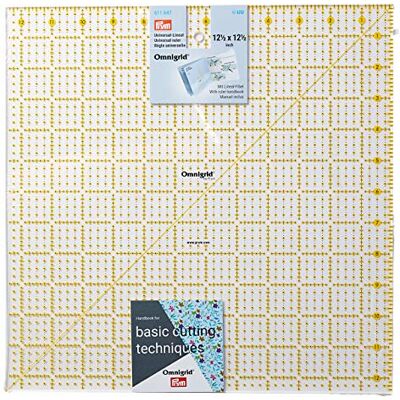 Prym 611647 Univerzální pravítko 12,5 x 12,5 palců, Omnigrid Prym 611647 Univerzální pravítko 12,5 x 12,5 palců, Omnigrid