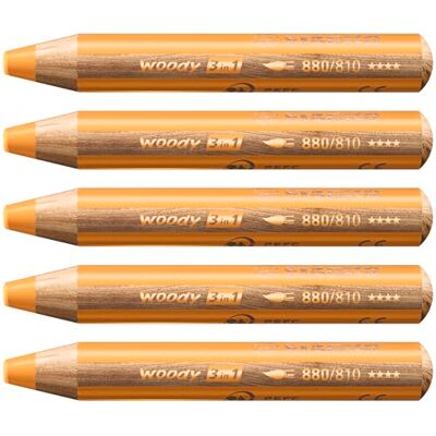STABILO pastelky, vodní barvy a voskovky woody balení 3 v 1-5 kusech zlatá STABILO pastelky, vodní barvy a voskovky woody balení 3 v 1-5 kusech zlatá