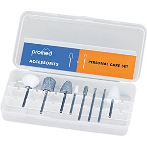 Promed Sada brusných těles Personal Care, 8 brusných těles pro přírodní zpracování nehtů, sada bitů, nástavce na frézky na nehty, příslušenství pro frézky , průměr dříku 2,332 až 2,350 mm. Promed Sada brusných těles Personal Care, 8 brusných těles pro přírodní zpracování nehtů, sada bitů, nástavce na frézky na nehty, příslušenství pro frézky , průměr dříku 2,332 až 2,350 mm.