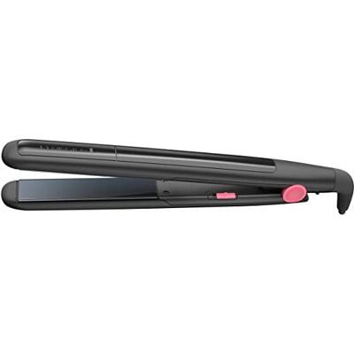 Remington Žehlička na vlasy My Stylist S1A100, stylingová deska s keramickou povrchovou úpravou, černá/růžová Remington Žehlička na vlasy My Stylist S1A100, stylingová deska s keramickou povrchovou úpravou, černá/růžová