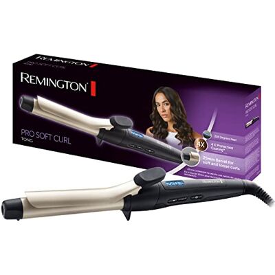Remington Kulma Pro Soft Curl CI6325, 25 mm, antistatická keramická turmalínová vrstva, černá/krémová balení 1 ks Remington Kulma Pro Soft Curl CI6325, 25 mm, antistatická keramická turmalínová vrstva, černá/krémová balení 1 ks