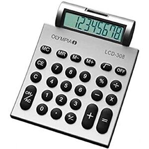 Olympia Kapesní kalkulačka LCD 308, stříbrná Olympia Kapesní kalkulačka LCD 308, stříbrná