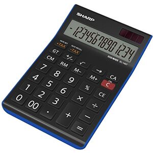 Sharp EL-145T BL stolní kalkulačka (14 míst, výpočet řízení, solární provoz a provoz na baterie) černá Sharp EL-145T BL stolní kalkulačka (14 míst, výpočet řízení, solární provoz a provoz na baterie) černá
