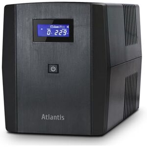 Atlantis OnePower S2001, USV Line Interactive 2000VA/1200W, AVR, pseudosinusová vlna, 4 zásuvky IEC + 1 zásuvka Schuko, 2 akumulátory 12 V 10 Ah, včetně softwarové licence Upsilon 2000 Atlantis OnePower S2001, USV Line Interactive 2000VA/1200W, AVR, pseudosinusová vlna, 4 zásuvky IEC + 1 zásuvka Schuko, 2 akumulátory 12 V 10 Ah, včetně softwarové licence Upsilon 2000