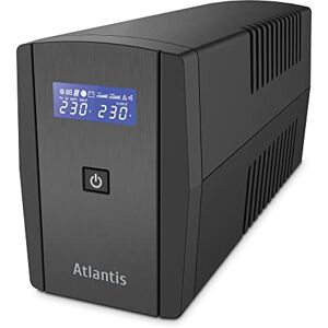 Atlantis a03-s120 One Power stepwave Line Interactive USV, 1000 VA, 500 W, v-Out 190 – 245 VAC AVR, USB 4 x IEC, černá Atlantis a03-s120 One Power stepwave Line Interactive USV, 1000 VA, 500 W, v-Out 190 – 245 VAC AVR, USB 4 x IEC, černá