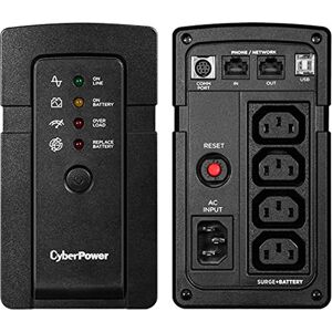 Cyberpower RT650EI 650VA/400W 4xIEC Green Power Technology USB NAS kompatibel BK650EI Cyberpower RT650EI 650VA/400W 4xIEC Green Power Technology USB NAS kompatibel BK650EI