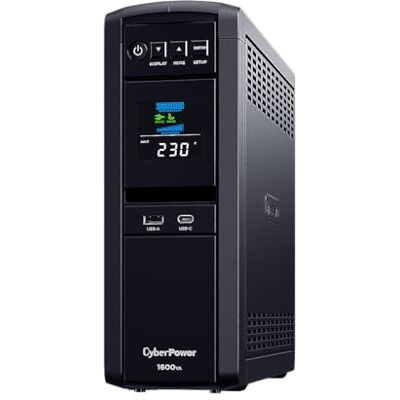 Cyberpower CP550EPFCLCD nouzový proud USV line-interaktivní 550VA/350W, čisté napájení sinusovými vlnami, kompatibilní s Active PFC, AVR, LCD Status, USB HID, RS232, RJ11/RJ45 přepěťová ochrana, 6 Cyberpower CP550EPFCLCD nouzový proud USV line-interaktivní 550VA/350W, čisté napájení sinusovými vlnami, kompatibilní s Active PFC, AVR, LCD Status, USB HID, RS232, RJ11/RJ45 přepěťová ochrana, 6