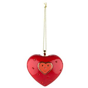 Alessi MJ16 11 Cuore E Cuora dekorační koule, porcelán Alessi MJ16 11 Cuore E Cuora dekorační koule, porcelán