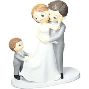Mopec Figurka koláč Pop & Fun novomanželé s dítětem 21 cm Mopec Figurka koláč Pop & Fun novomanželé s dítětem 21 cm