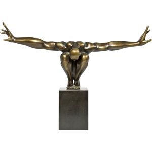 Kare Designový dekorační předmět atlet, bronz, moderní, velká dekorační figurka, fitness socha, socha, obývací pokoj, mramorový podstavec, 52 x 75 x 23 cm (v/š/h) Kare Designový dekorační předmět atlet, bronz, moderní, velká dekorační figurka, fitness socha, socha, obývací pokoj, mramorový podstavec, 52 x 75 x 23 cm (v/š/h)
