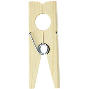 Artemio Riesen Wäscheklammer aus Holz, 14 cm, Beige Artemio Riesen Wäscheklammer aus Holz, 14 cm, Beige