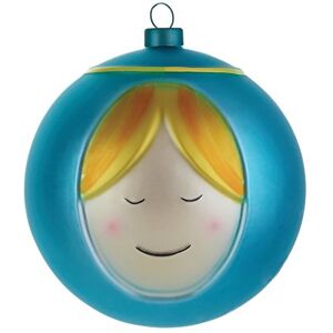 Alessi Madonna koule na vánoční stromek z ručně foukaného skla, ručně zdobená, 9,0 x 9,0 x 9,0 cm, AMJ13 2, vícebarevná Alessi Madonna koule na vánoční stromek z ručně foukaného skla, ručně zdobená, 9,0 x 9,0 x 9,0 cm, AMJ13 2, vícebarevná