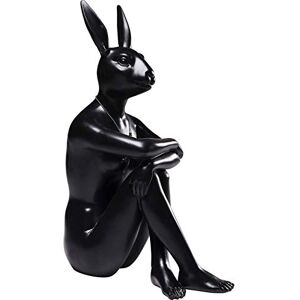 Kare Designová dekorativní figurka Rabbit Gillie, černá, 39 x 26 x 15 cm, dekorační předmět, bytové doplňky, motiv zajíce, dekorační socha, obývací pokoj Kare Designová dekorativní figurka Rabbit Gillie, černá, 39 x 26 x 15 cm, dekorační předmět, bytové doplňky, motiv zajíce, dekorační socha, obývací pokoj