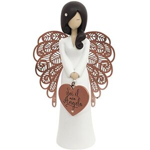 Enesco You Are An Angel an009i figurka anděl, keramika, bílá, 9,3 x 9,3 x 15,5 cm Enesco You Are An Angel an009i figurka anděl, keramika, bílá, 9,3 x 9,3 x 15,5 cm
