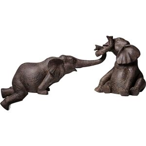 Kare Designová dekorativní figurka slon cirkus (sada 2 ks), černá/hnědá, dekorace pro Sideboardy/komody/regály, doplněk, dekorační předmět, 22 x 54 x 18 cm (v/š/h) Kare Designová dekorativní figurka slon cirkus (sada 2 ks), černá/hnědá, dekorace pro Sideboardy/komody/regály, doplněk, dekorační předmět, 22 x 54 x 18 cm (v/š/h)