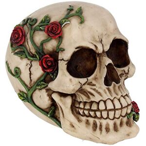 Nemesis Now , Figurka lebky "Rose from Beyond", 16,5 cm, barva slonové kosti Nemesis Now , Figurka lebky "Rose from Beyond", 16,5 cm, barva slonové kosti