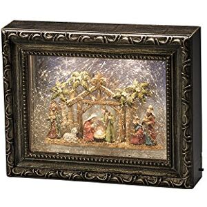 Konstsmide LED fotorámeček s betlémem, naplněný vodou, 5h časovač, 2 teplé bílé diody, provoz na baterie, vnitřní – 4358–000, 24,5 × 5,5 × 19,5 cm Konstsmide LED fotorámeček s betlémem, naplněný vodou, 5h časovač, 2 teplé bílé diody, provoz na baterie, vnitřní – 4358–000, 24,5 × 5,5 × 19,5 cm
