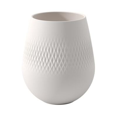 Villeroy & Boch Villeroy a Boch Collier Blanc váza Carré č. 2, 12,5 x 12,5 x 14 cm, prémiový porcelán, bílá, malá Villeroy & Boch Villeroy a Boch Collier Blanc váza Carré č. 2, 12,5 x 12,5 x 14 cm, prémiový porcelán, bílá, malá