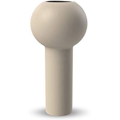 Cooee Design Váza Pillar z keramiky v barvě písková ruční výroba, průměr: 17 cm, výška: 32 cm, HI-028-21-SA Cooee Design Váza Pillar z keramiky v barvě písková ruční výroba, průměr: 17 cm, výška: 32 cm, HI-028-21-SA