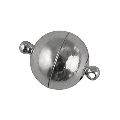 Rayher 2216721 Edelstahl Magnetschließe, 10mm ø, SB-Btl 1Stück, Platin Rayher 2216721 Edelstahl Magnetschließe, 10mm ø, SB-Btl 1Stück, Platin