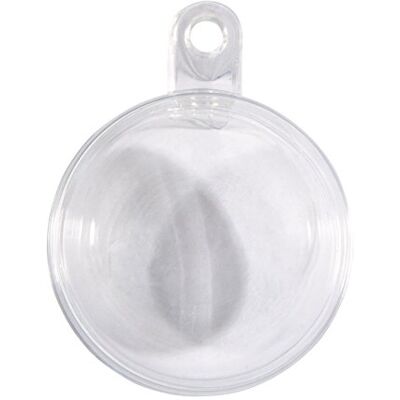Rayher 39473800 plastových kuliček, dělitelné, Ø 4 cm, sada 8 kusů, plastové kuličky k naplnění, transparentní, akrylové kuličky se závěsným očkem, dekorační koule průhledné, vánoční koule dvoudílné Rayher 39473800 plastových kuliček, dělitelné, Ø 4 cm, sada 8 kusů, plastové kuličky k naplnění, transparentní, akrylové kuličky se závěsným očkem, dekorační koule průhledné, vánoční koule dvoudílné