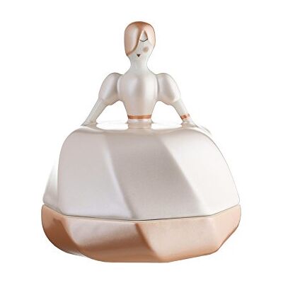 Alessi AAA02 P La petite mariée bonniere porcelán, růžová. Ručně zdobené Alessi AAA02 P La petite mariée bonniere porcelán, růžová. Ručně zdobené